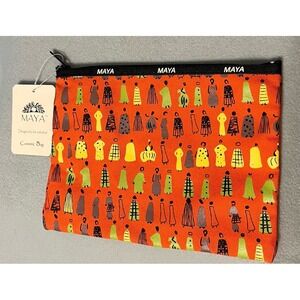 Maya makeup Cosmetics bag NWT‎ 9.5x7"